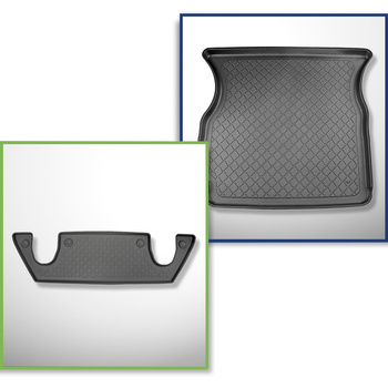 Completo di tappetini e tappetino per bagagliaio TPE per: Tesla Model X 10.2016-