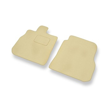 Premium tappetini auto in velluto compatibili con Mitsubishi Eclipse IV (2006-2011) - tappeti auto beige