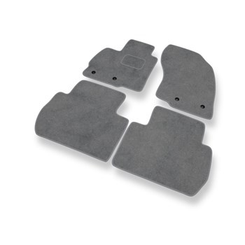 Premium tappetini auto in velluto compatibili con Mitsubishi Outlander III (2012-2021) - tappeti auto grigio