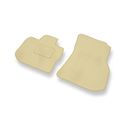 Premium tappetini auto in velluto compatibili con BMW X3 SAV (2018-2024) - tappeti auto beige