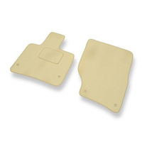 Premium tappetini auto in velluto compatibili con Audi Q7 I (2005-2015) - tappeti auto beige