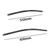 Spazzole tergicristallo anteriori compatibili con Volvo V60 Station Wagon (09.2010-12.2018) - tergicristalli auto - lame tergilunotto - spazzole piatte