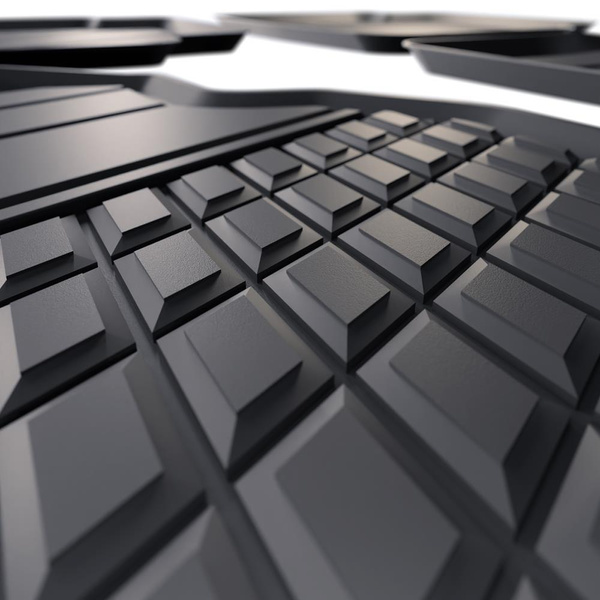 Tappetini Auto in TPE compatibili con Skoda Scala Hatchback (2019-....) - tappeti auto neri