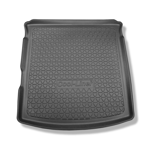 Vasca baule compatibile con Ford S-Max II Monovolume (09.2015-2023) - 5 posti; anche per gli ibridi - tappetino per bagagliaio - tappeto bagagliaio per auto