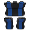 Coprisedili compatibili con Jeep Compass I, II (2007-....) - fodere sedili universali - set coprisedili auto - X.R-BL