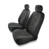 Coprisedili compatibili con Ford Transit Custom (2014-....) - fodere sedili universali - set coprisedili auto - 2UNE-GR