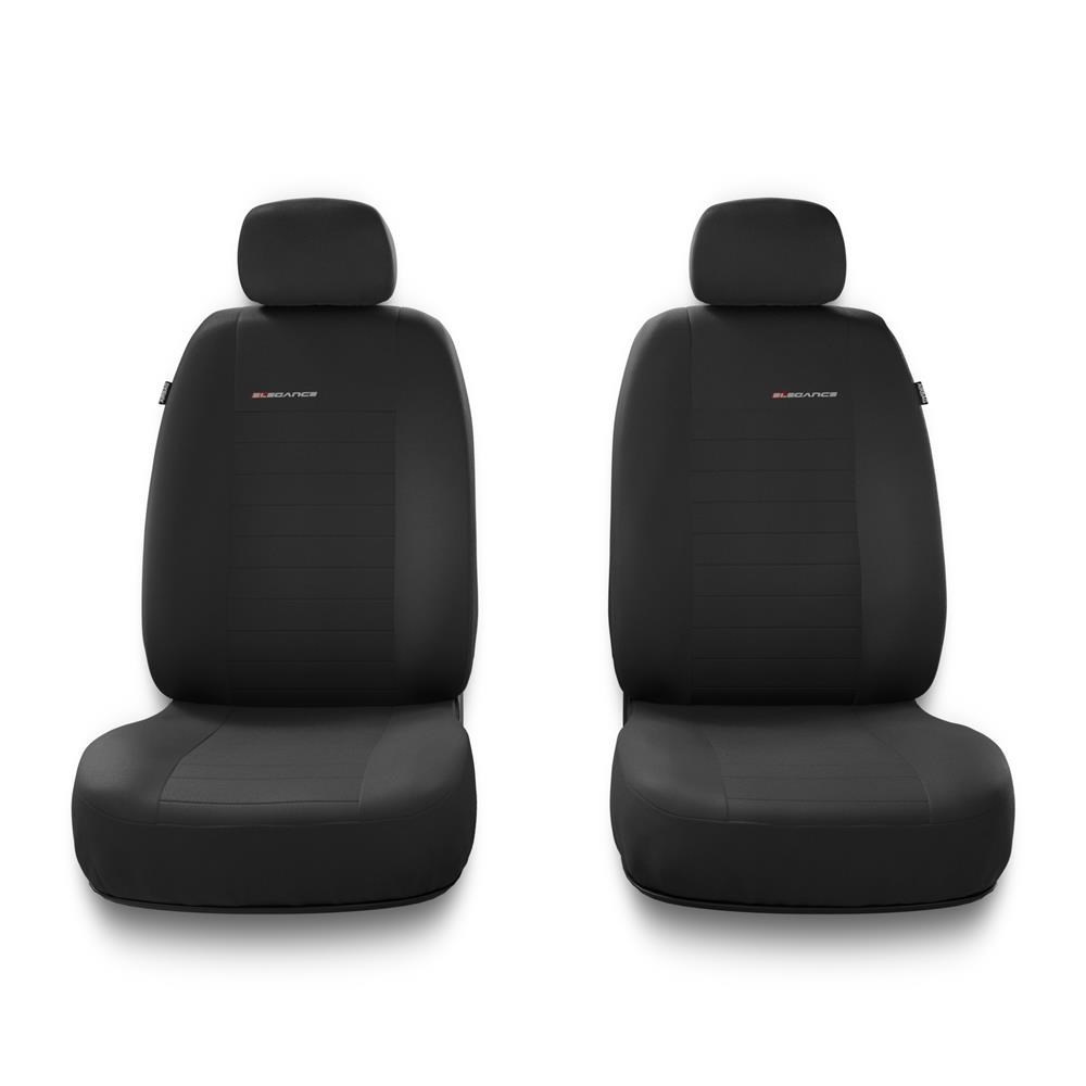 Coprisedili compatibili con Smart Forfour I, II (2004-2019) - fodere sedili  universali - set coprisedili auto - UNE-4 Motivo 4 (grigio)