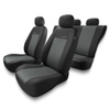Coprisedili compatibili con Chevrolet Rezzo (2004-2008) - fodere sedili universali - set coprisedili auto - UNE-2