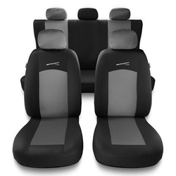 Coprisedili compatibili con Chevrolet Aveo (2002-2019) - fodere sedili universali - set coprisedili auto - S-G2