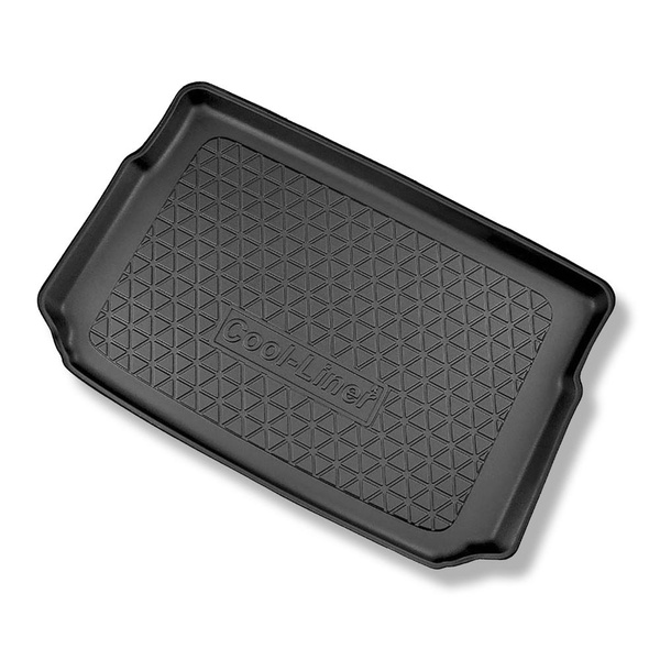 Completo di tappetini e tappetino per bagagliaio TPE per: Mitsubishi ASX II 03.2023-.... (SUV) - bagagliaio superiore; rimovibile nella posizione più alta; non per versione E-Tech Full Hybrid