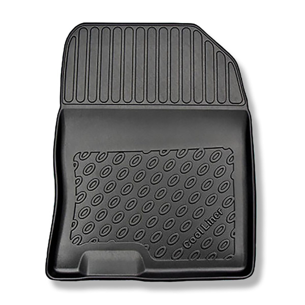 Tappetini Auto in TPE compatibili con Hyundai Kona SUV (11.2017-....) - non per la versione elettrica e ibrida - tappeti auto neri