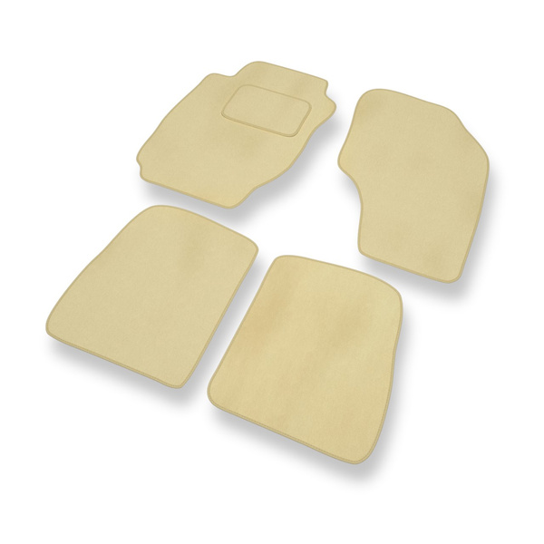 Premium tappetini auto in velluto compatibili con Toyota RAV4 I SUV (1994-2000) - tappeti auto beige