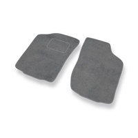 Premium tappetini auto in velluto compatibili con Nissan Micra II (1992-2003) - tappeti auto grigio