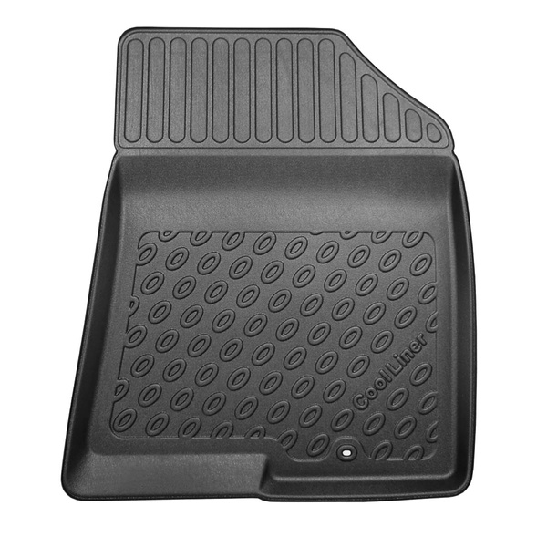 Tappetini Auto in TPE compatibili con Kia Carens IV Monovolume (04.2013-08.2019) - 5 o 7 posti; senza la terza fila di sedili - tappeti auto neri