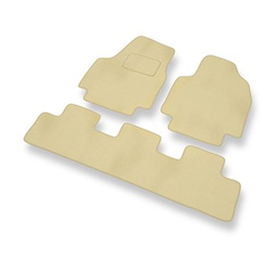 Premium tappetini auto in velluto compatibili con Peugeot Expert I (1995-2007) - tappeti auto beige
