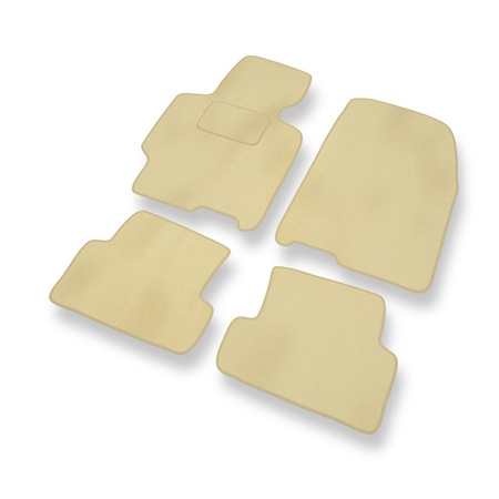 Premium tappetini auto in velluto compatibili con Mazda Xedos 6 (1992-1999) - tappeti auto beige