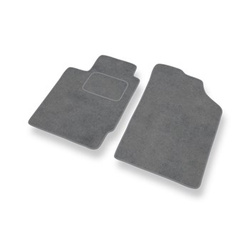 Premium tappetini auto in velluto compatibili con Renault Clio II (1998-2012) - tappeti auto grigio