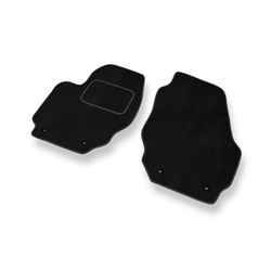 Premium tappetini auto in velluto compatibili con Volvo S80 II (2006-2016) - tappeti auto nero