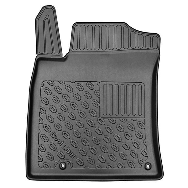 Completo di tappetini e tappetino per bagagliaio TPE per: Kia Ceed III CD 09.2018-.... (Station Wagon) - anche modelli con sistema di guide del bagagliaio, con/senza subwoofer; ala destra rimovibile; non per la versione ibrida