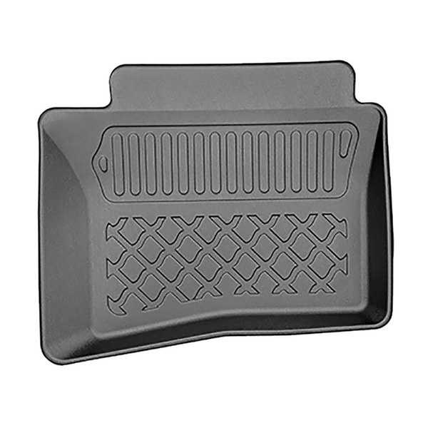 Completo di tappetini e tappetino per bagagliaio TPE per: Hyundai i20 III BC3 10.2020-.... (Hatchback) - bagagliaio superiore; pavimento doppio del bagagliaio nella posizione superiore; anche per versione ibrida; con subwoofer