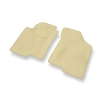 Premium tappetini auto in velluto compatibili con Kia Cerato I (2003-2008) - tappeti auto beige