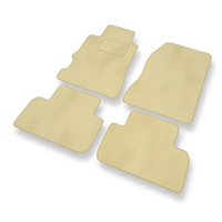 Premium tappetini auto in velluto compatibili con Honda Legend III (1995-2004) - tappeti auto beige