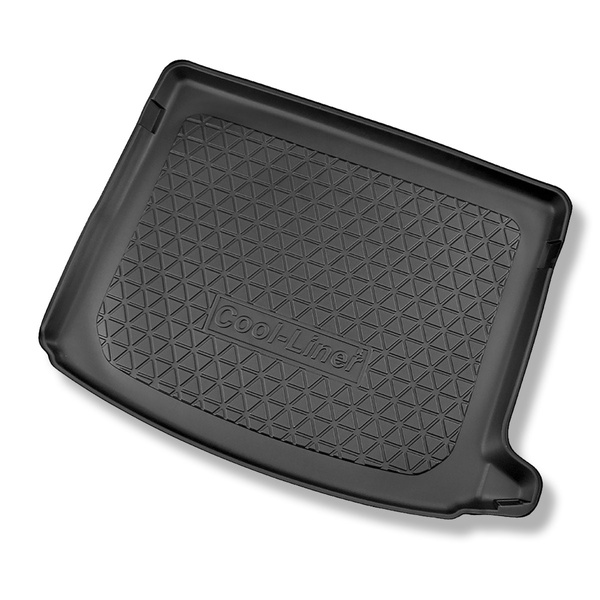 Vasca baule compatibile con Skoda Scala Hatchback (04.2019-....) - vano superiore; con pavimento polifunzionale nella posizione più alta - tappetino per bagagliaio - tappeto bagagliaio per auto