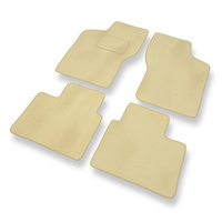 Premium tappetini auto in velluto compatibili con Fiat Bravo (1995-2001) - tappeti auto beige