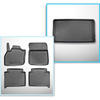 Completo di tappetini e tappetino per bagagliaio TPE per: Renault ZOE 12.2012-05.2019 (Hatchback)