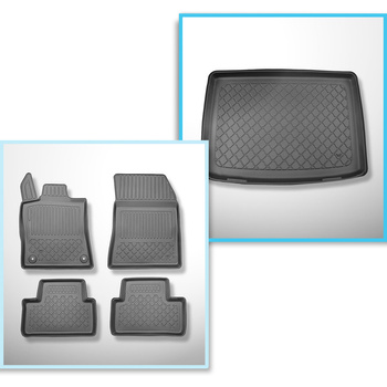 Completo di tappetini e tappetino per bagagliaio TPE per: Opel Astra L (VI) 01.2