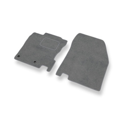 Premium tappetini auto in velluto compatibili con Nissan Qashqai II Crossover (2013-2021) - tappeti auto grigio