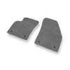Premium tappetini auto in velluto compatibili con Volvo C30 I (2006-2012) - tappeti auto grigio