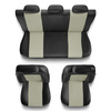 Coprisedili compatibili con Alfa Romeo 146 (1994-2001) - fodere sedili universali - set coprisedili auto - CM-BE