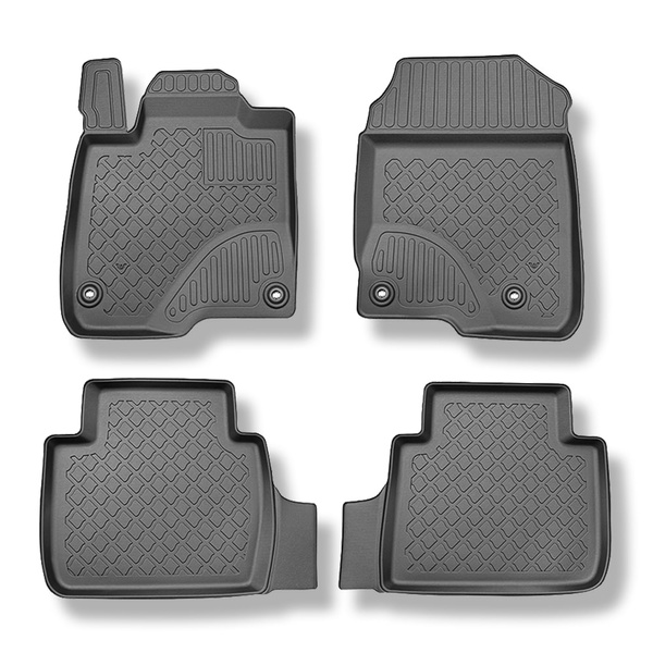 Tappetini Auto in TPE compatibili con Honda ZR-V Hybrid e:HEV SUV (10.2023-....) - tappeti auto neri