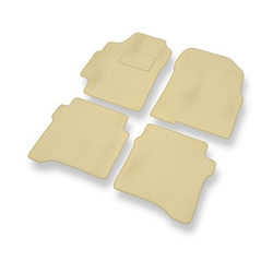 Premium tappetini auto in velluto compatibili con Nissan Primera III P12 (2002-2008) - tappeti auto beige