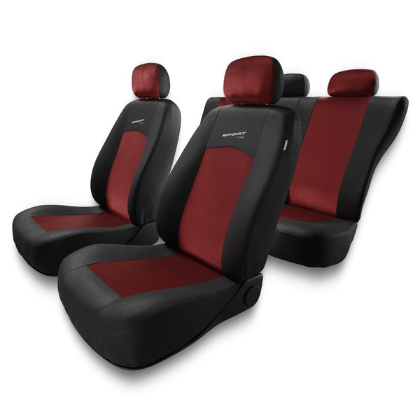 Coprisedili compatibili con Seat Ateca (2016-....) - fodere sedili universali - set coprisedili auto - S-RD