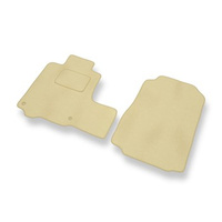 Premium tappetini auto in velluto compatibili con Honda CR-V III (2007-2012) - tappeti auto beige