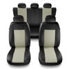 Coprisedili compatibili con Alfa Romeo 145 (1994-2000) - fodere sedili universali - set coprisedili auto - CM-BE