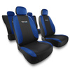 Coprisedili compatibili con Mazda 121 I, II, III (1987-2002) - fodere sedili universali - set coprisedili auto - TG-BL