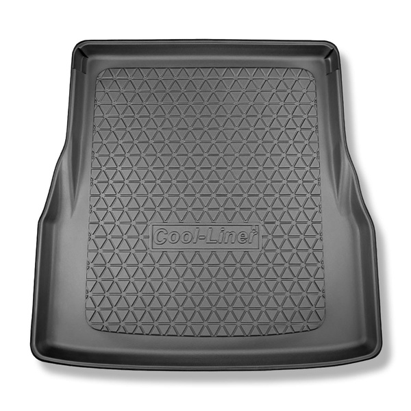 Vasca baule compatibile con Mercedes-Benz EQS V297 Berlina (09.2021-....) - tappetino per bagagliaio - tappeto bagagliaio per auto