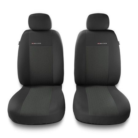 Coprisedili anteriori compatibili con Seat Alhambra I, II (1996-2019) - fodere sedili universali - set coprisedili auto - 2UNE-1