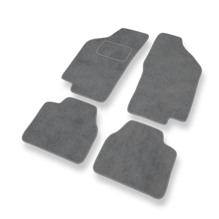 Premium tappetini auto in velluto compatibili con Lancia Delta II (1993-1999) - tappeti auto grigio