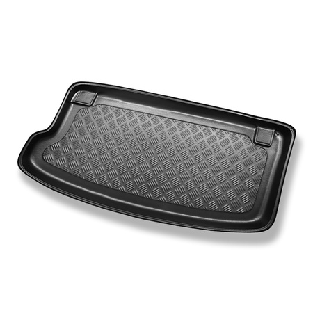 Vasca baule compatibile con Hyundai i10 I PA Hatchback (2008-2013) - vano superiore; con ruota di scorta piena - tappetino per bagagliaio - tappeto bagagliaio per auto