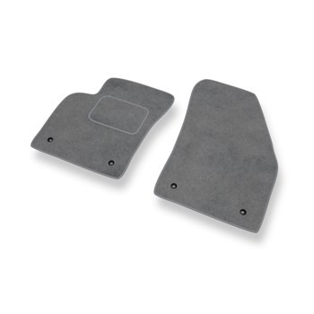 Premium tappetini auto in velluto compatibili con Volvo S40 II (2004-2012) - tappeti auto grigio