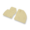 Premium tappetini auto in velluto compatibili con Ford Focus II Hatchback, Station Wagon, Berlina (2005-2010) - tappeti auto beige