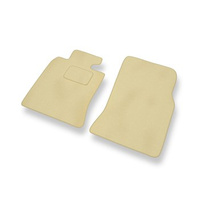 Premium tappetini auto in velluto compatibili con Mini Cabrio II (2009-2015) - tappeti auto beige