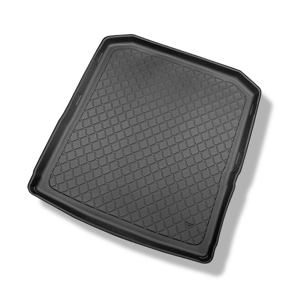 Vasca baule compatibile con Skoda Superb III 3V Station Wagon (09.2015-....) - vano inferiore (senza piano di carico multifunzionale); non per versione ibrida - tappetino per bagagliaio - tappeto bagagliaio per auto