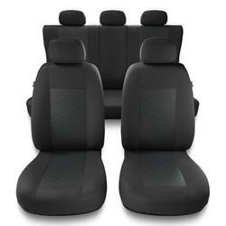 Coprisedili compatibili con Audi A8 D2, D3, D4, D5 (1994-2019) - fodere sedili universali - set coprisedili auto - MD-6