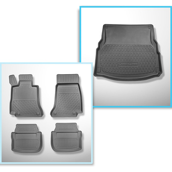 Completo di tappetini e tappetino per bagagliaio TPE per: Mercedes-Benz Classe E