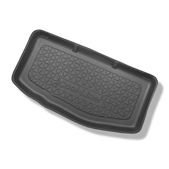 Vasca baule compatibile con Kia Picanto II TA Hatchback (04.2011-03.2017) - tappetino per bagagliaio - tappeto bagagliaio per auto